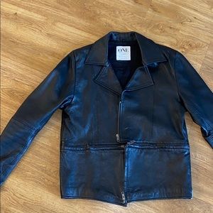One Teaspoon Leather Blazer